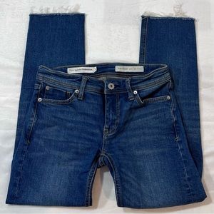 Pilcro and the Letterpress Blue Straight Leg Jeans